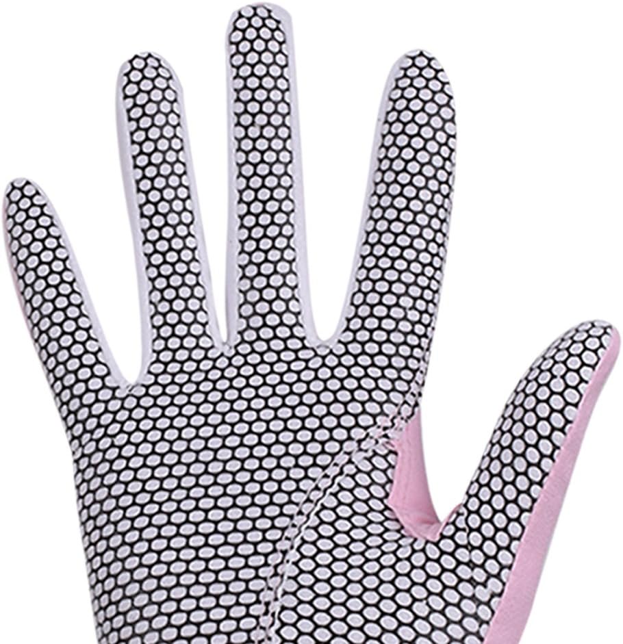 Women's Polyurethane Non-Slip Synthetic Leather Golf Gloves One Pair - Plain Both Hands