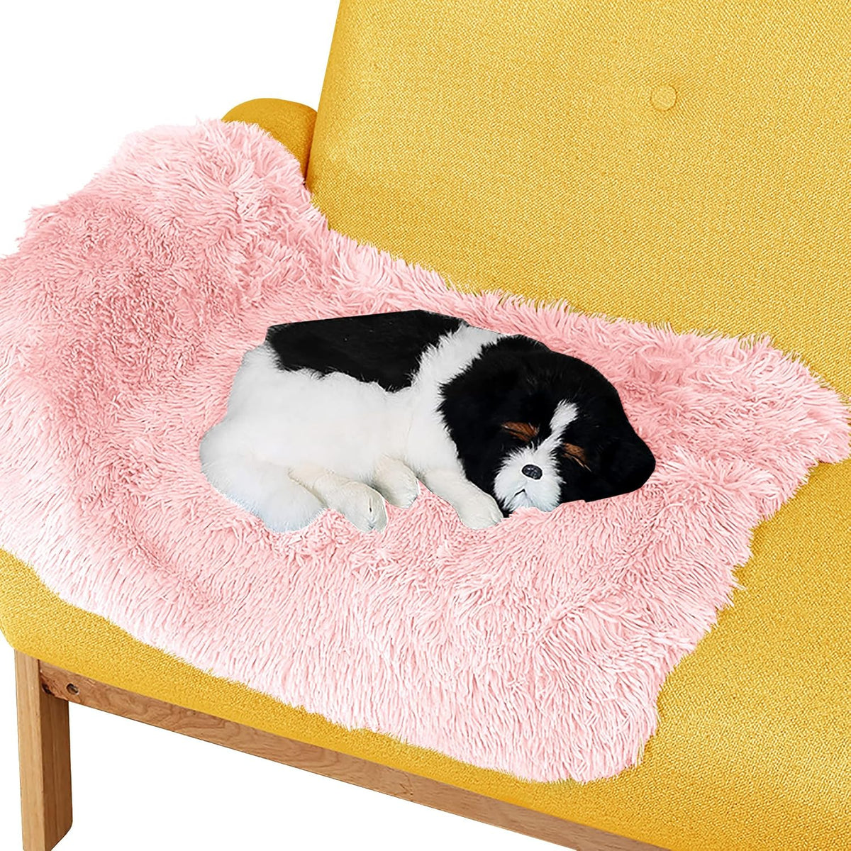 Pet Dog Bed Blanket, Fluffy Fleece Throw Sleep Mat, Soft Puppy Cat Kitten Blanket, S M L XL, Fuzzy Reversible Sherpa for Bed, Couch, Sofa, Travel, Washable & Lightweight