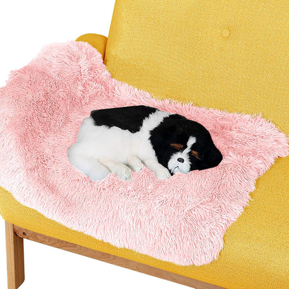 Pet Dog Bed Blanket, Fluffy Fleece Throw Sleep Mat, Soft Puppy Cat Kitten Blanket, S M L XL, Fuzzy Reversible Sherpa for Bed, Couch, Sofa, Travel, Washable & Lightweight