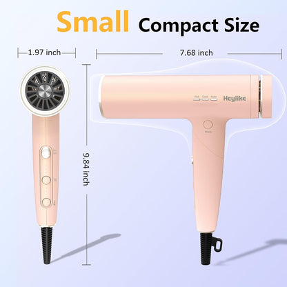 High-Speed Plasma Ion Hair Dryer, Foldable 1500W Professional Blow Dryer