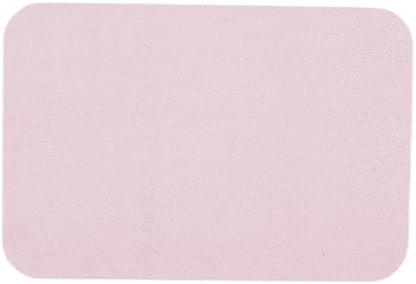 Thin Bath Mat, Small Bathroom Rugs Non Slip Washable, 16x24 Pink
