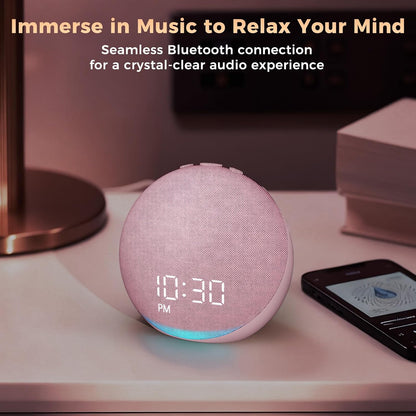 Sound Machine Alarm Clock for Bedroom: 25 Natural Sleep Sounds
