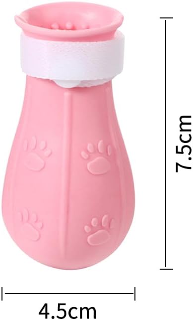 4 Pcs Cat Feet Claw Covers Anti-Scratch Paw Protector Shoes Adjustable Cat Bath Boots Kitten Shower Gloves for Grooming Bathing