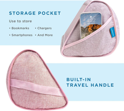 Book Pillow - Pink, Fits 6" x 9" Books