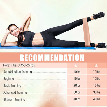 20 Pcs Resistance Bands Resistance Loop Exercise Bands Exercise Equipment Elastic Drag Ring for Women and Men Home Fitness, Gym, Yoga