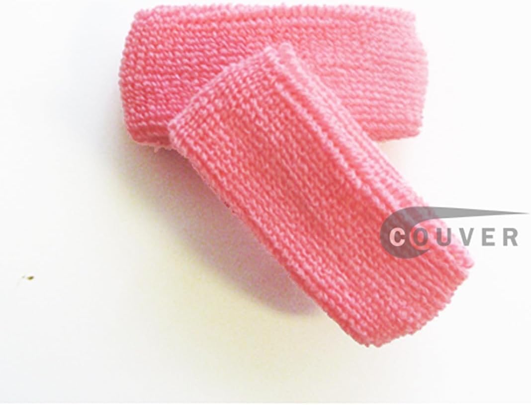 1 Inch Thin Cotton Terry Athletic Wrist Sweatbands