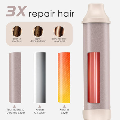 Mini Oval Wand 1.25 in, 3 Heat 360–430°F, Dual Voltage Travel Curler