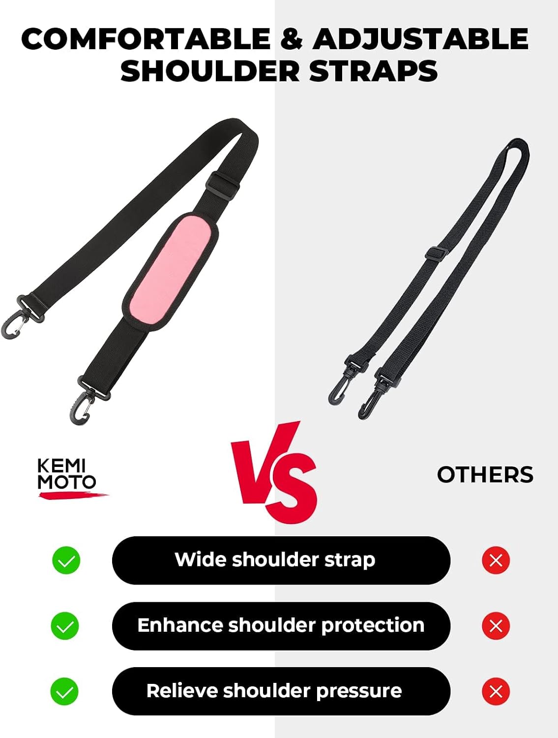 Water Bottle Holder Bag, Water Bottle Carrier with Adjustable Shoulder Strap, Water Bottle Pouch Holder for Hiking, Camping, Fishing, Compatible with YETI STANLEY SLM 32 oz, 40 oz, 64 oz