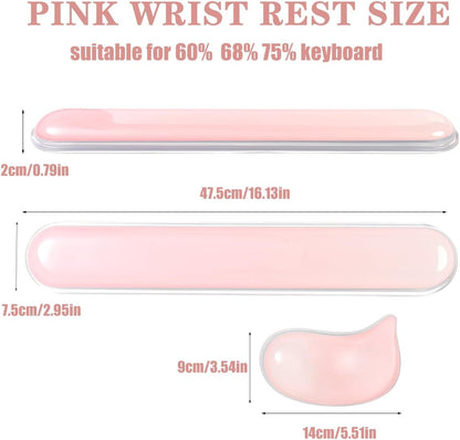 Gel Keyboard and Mouse Wrist Rest Set,Wrist Support for Computer Keyboard