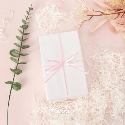 Light Pink Double Faced Satin Ribbon,1/8” x Continuous 50 Yards,Use for Bows Bouquet,Gift Wrapping,Baby Shower,Floral Arrangement