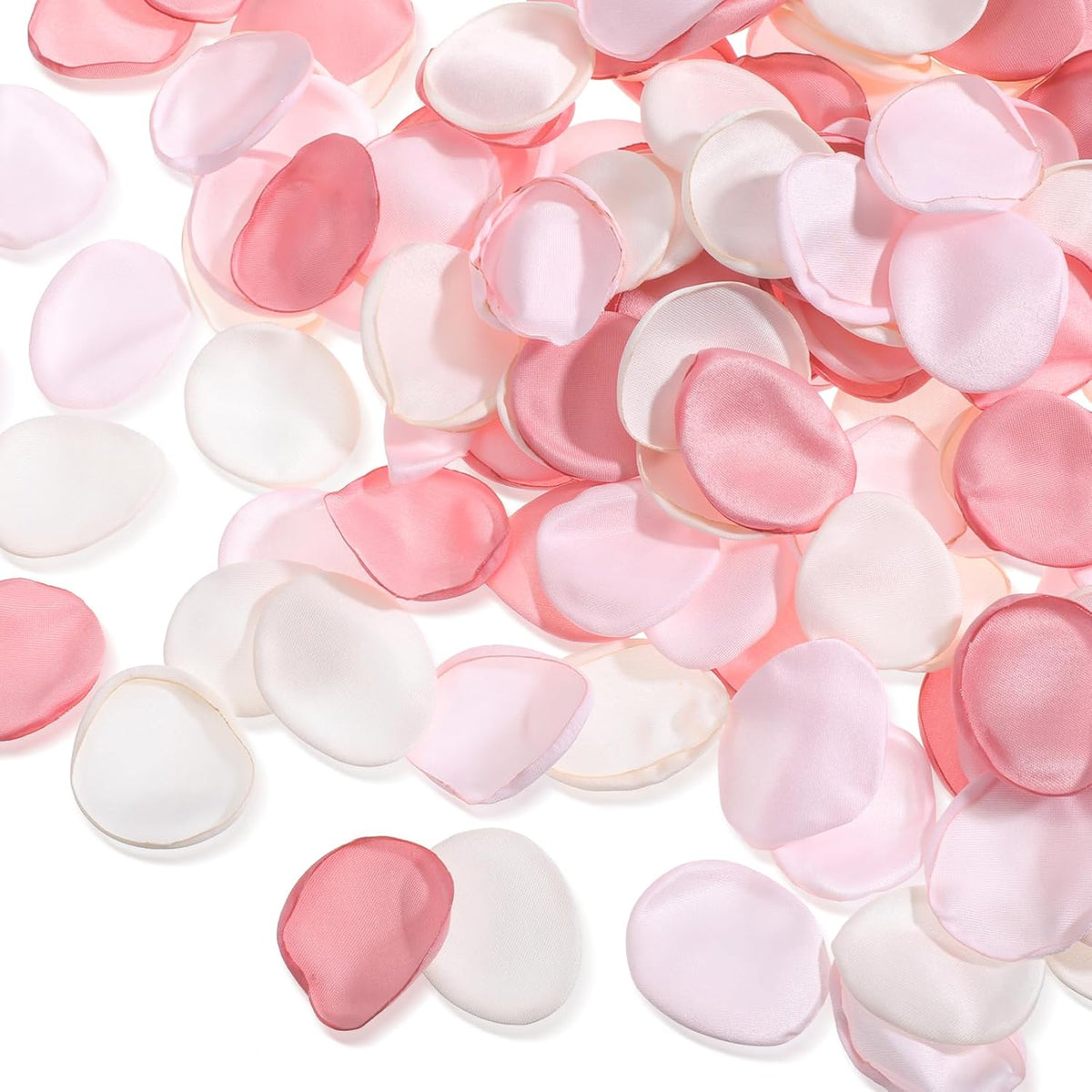 200 Pcs Fake Flower Petals Silk Rose Petals Artificial Flower Petal for Wedding Bridal Shower Romantic Night Aisle Reception Table Centerpieces Decor Pink