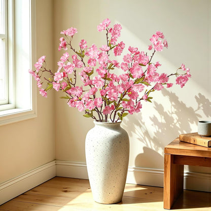 3PCS 35.4" Artificial Cherry Blossom Branches, Pink