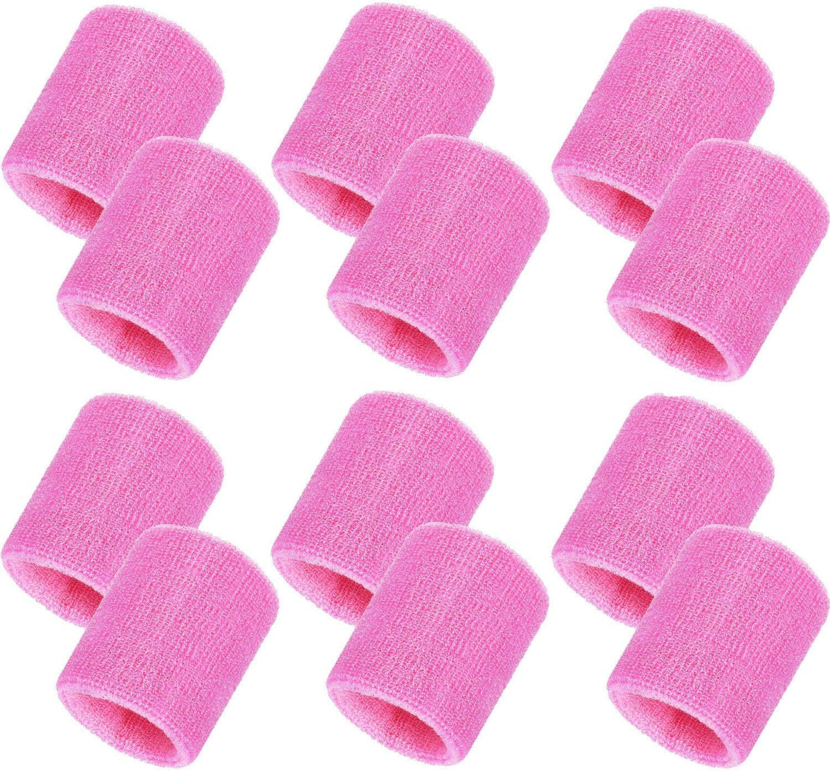 12 Pcs Sweatbands Wrist Bands