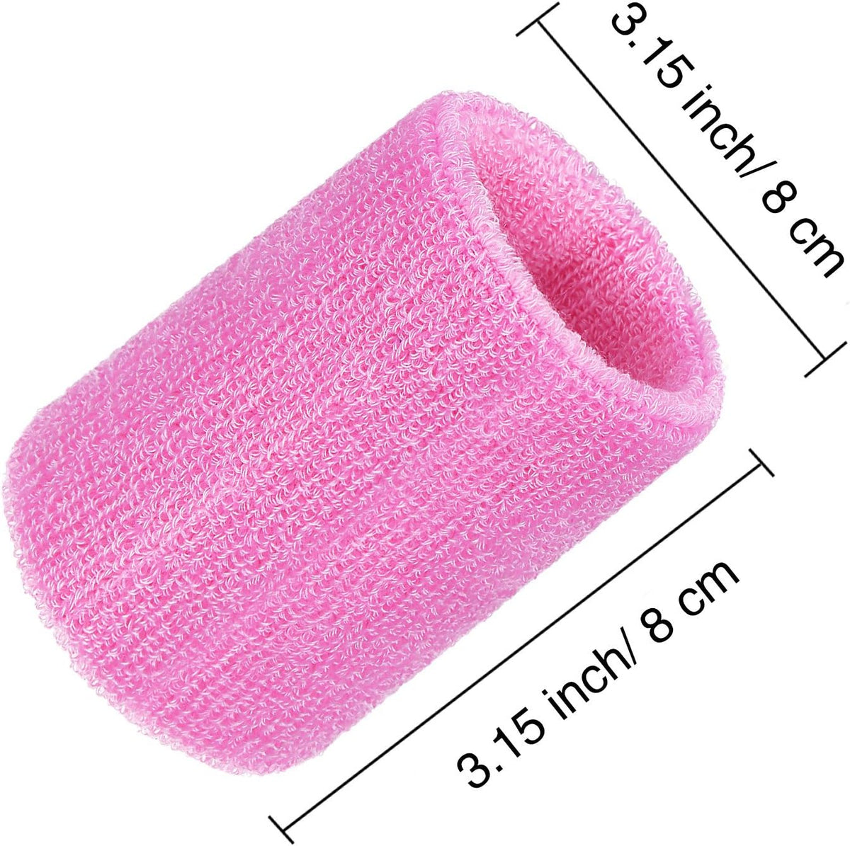 12 Pcs Sweatbands Wrist Bands