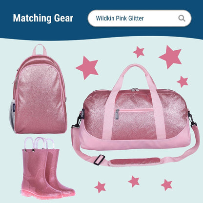 Kids Insulated Lunch Box, Pink Glitter