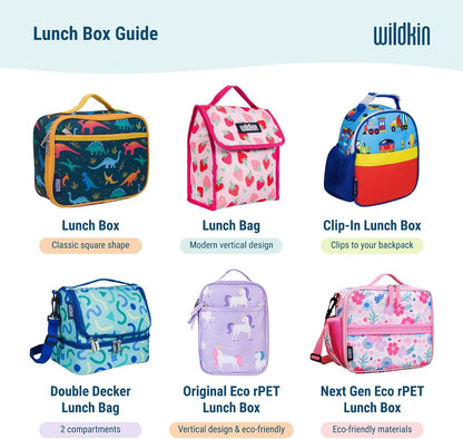 Kids Insulated Lunch Box, Pink Glitter