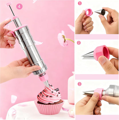 208 PCS Cake Decorating Kit,Baking supplies-Frosting Piping Kit