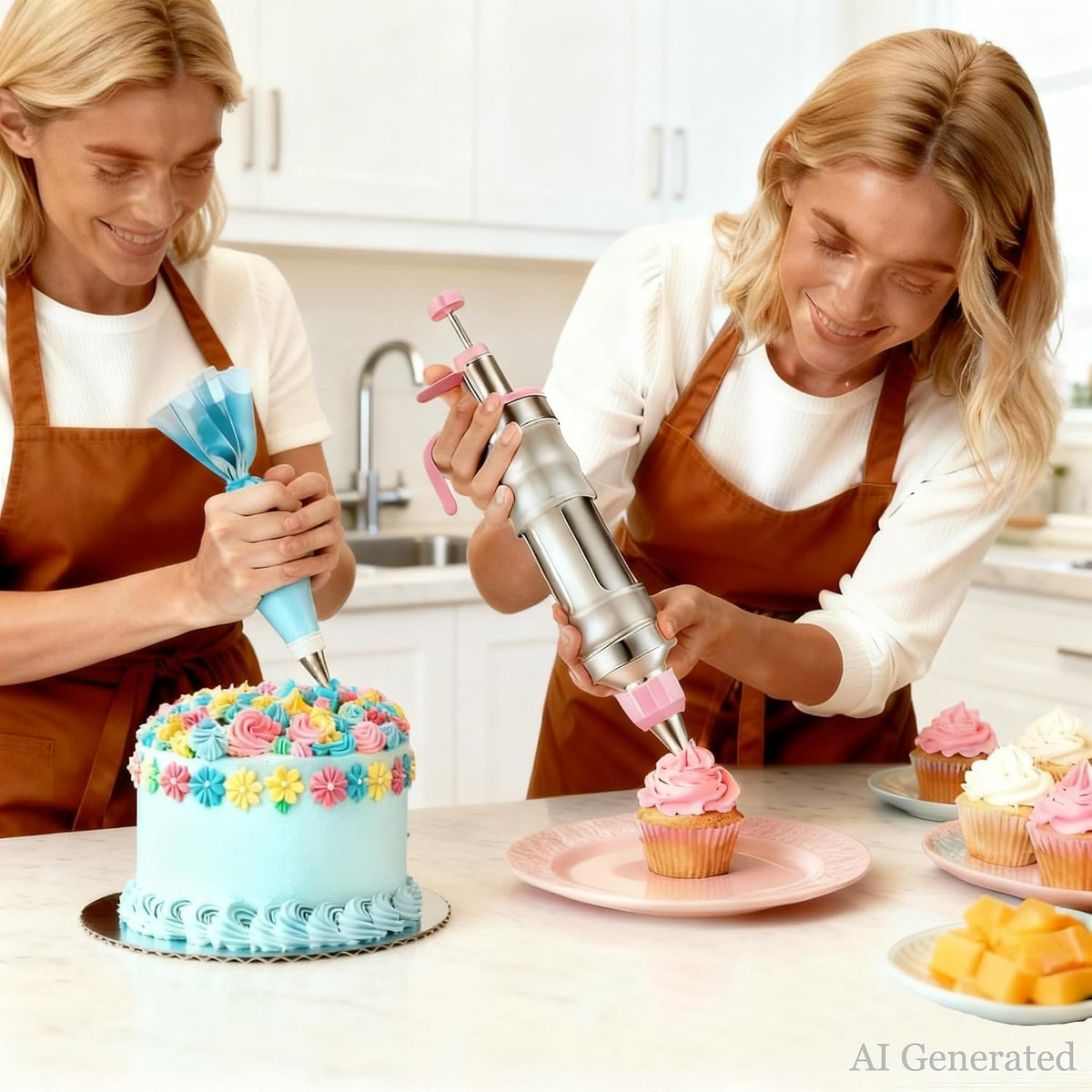 208 PCS Cake Decorating Kit,Baking supplies-Frosting Piping Kit