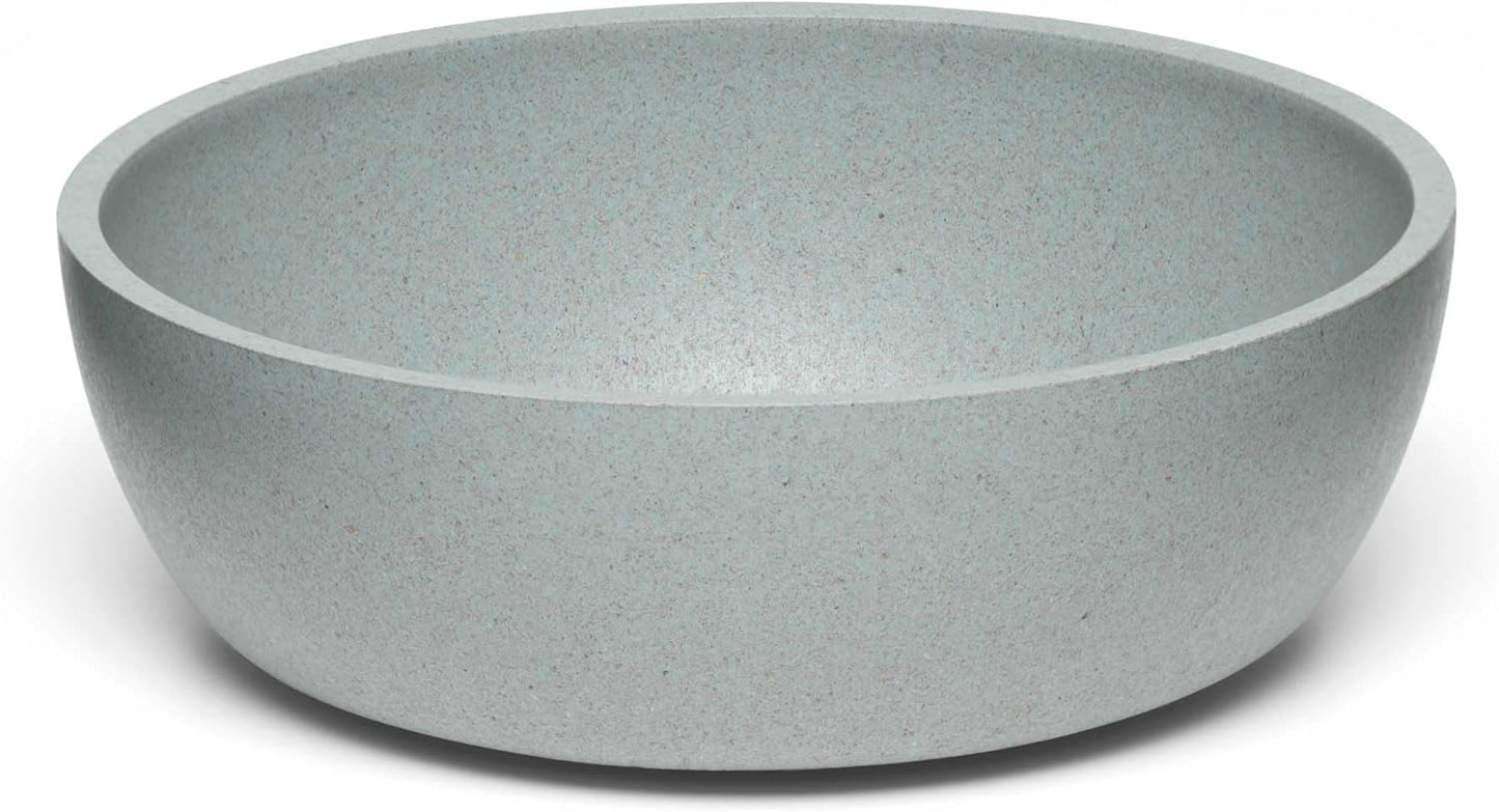 Loving Pets - Dolce Bamboo - Eco-Friendly Pet Bowls & Dishes for Dog, Cats, Puppy Food and Water Bowl -Sustainable and Dishwasher Safe, Made with Real Bamboo (Small, Slate-Grey)