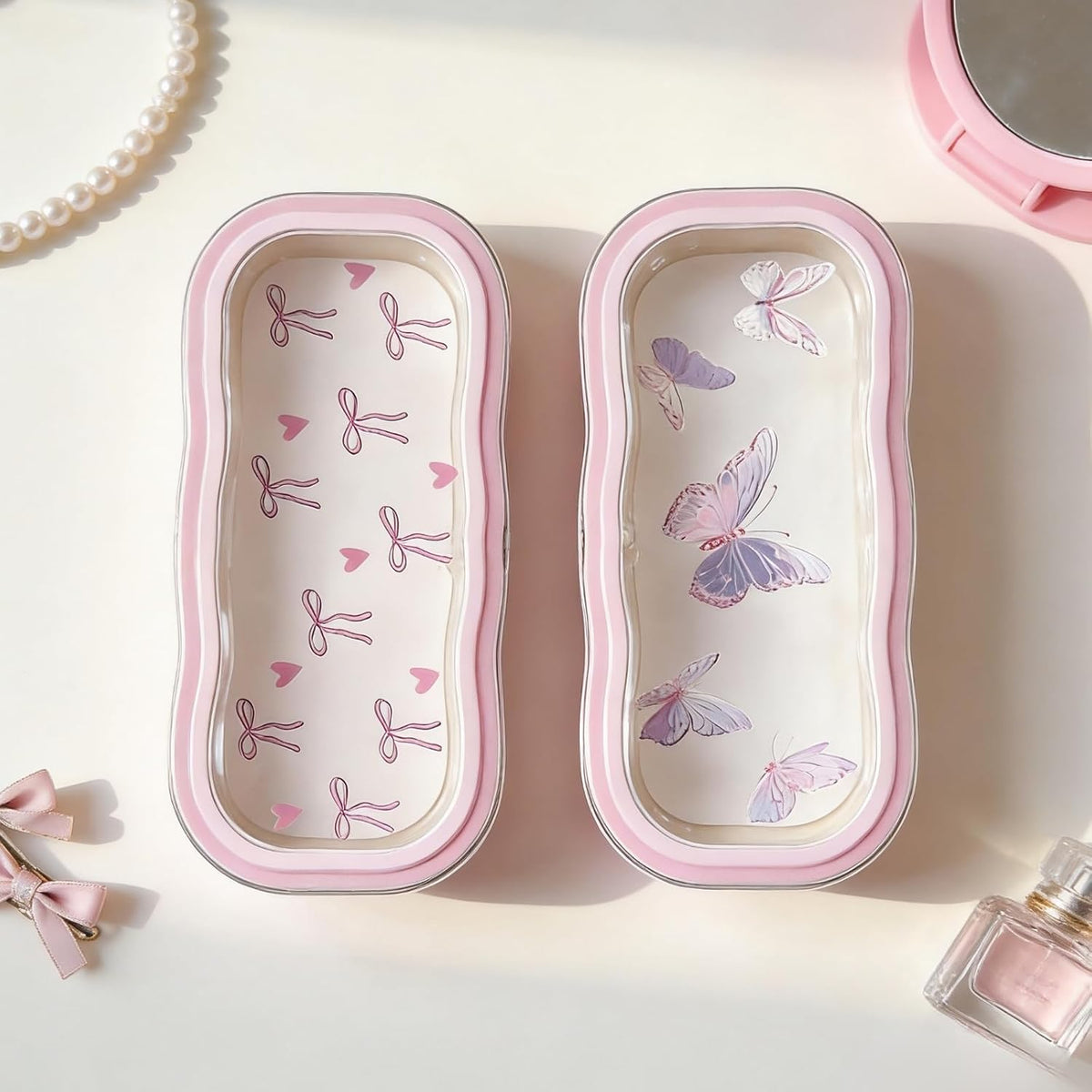 Glasses Case Hard Shell, Clear Eyeglass Case, Cute Holder for Sunglasses and Reading Glasses