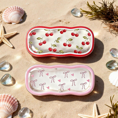 Glasses Case Hard Shell, Clear Eyeglass Case, Cute Holder for Sunglasses and Reading Glasses