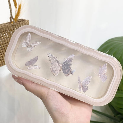 Glasses Case Hard Shell, Clear Eyeglass Case, Cute Holder for Sunglasses and Reading Glasses