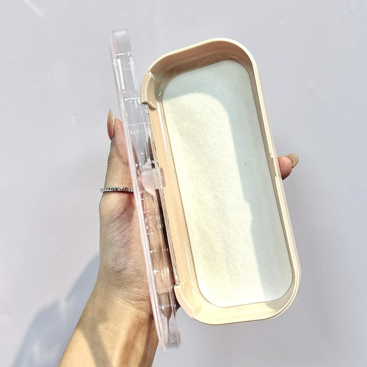 Glasses Case Hard Shell, Clear Eyeglass Case, Cute Holder for Sunglasses and Reading Glasses