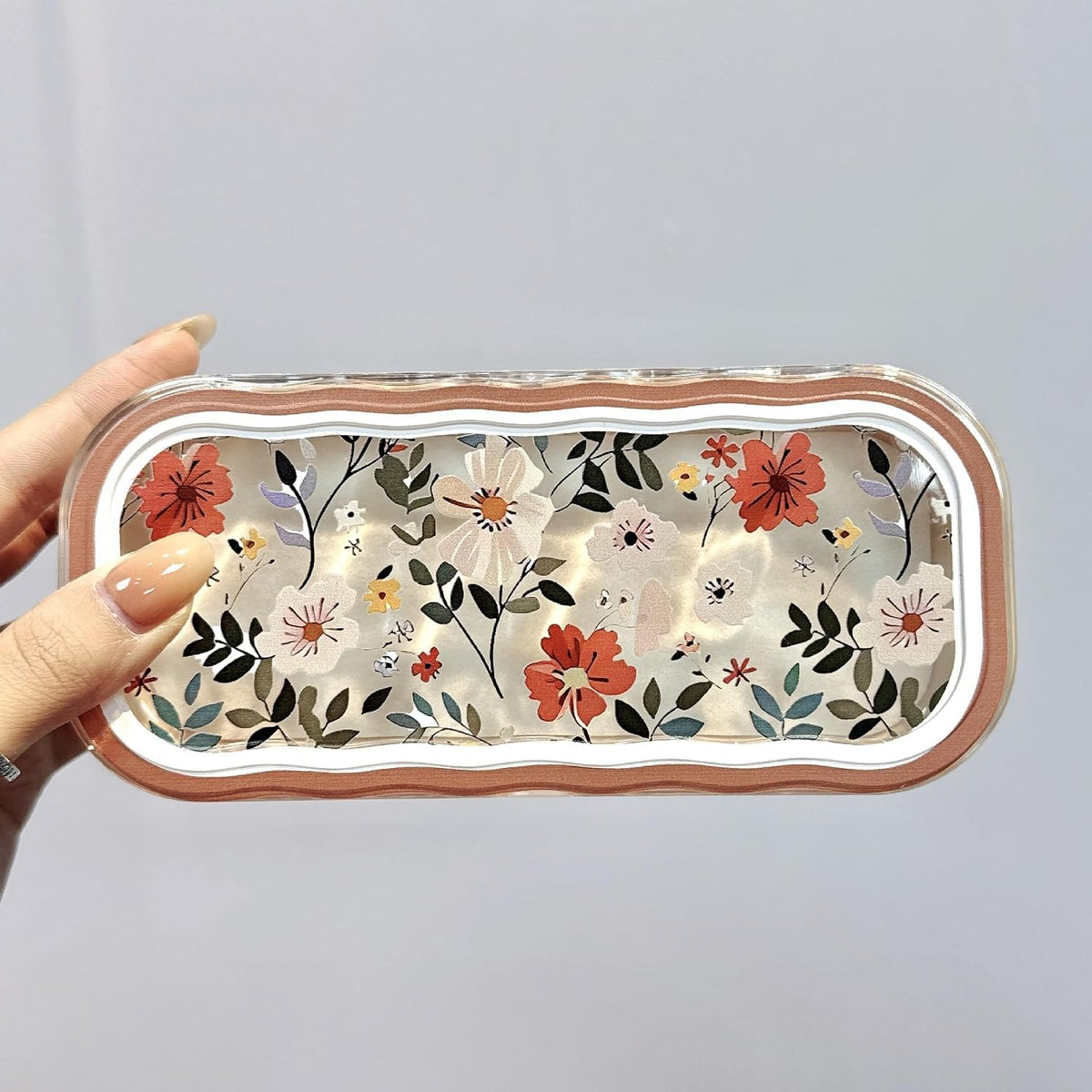 Glasses Case Hard Shell, Clear Eyeglass Case, Cute Holder for Sunglasses and Reading Glasses