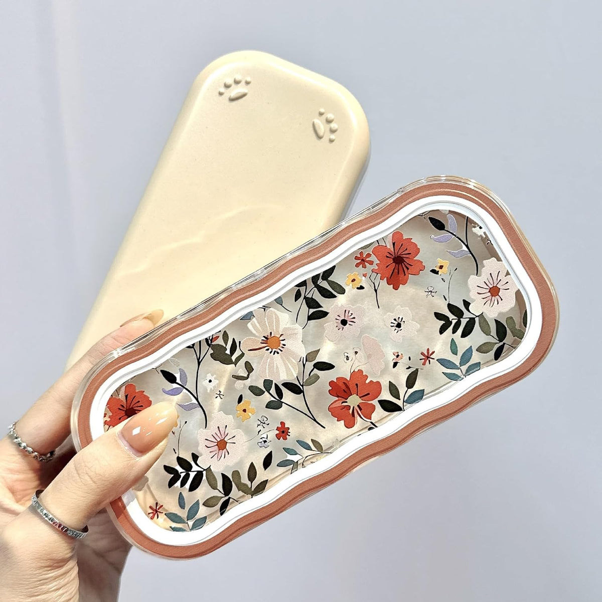 Glasses Case Hard Shell, Clear Eyeglass Case, Cute Holder for Sunglasses and Reading Glasses