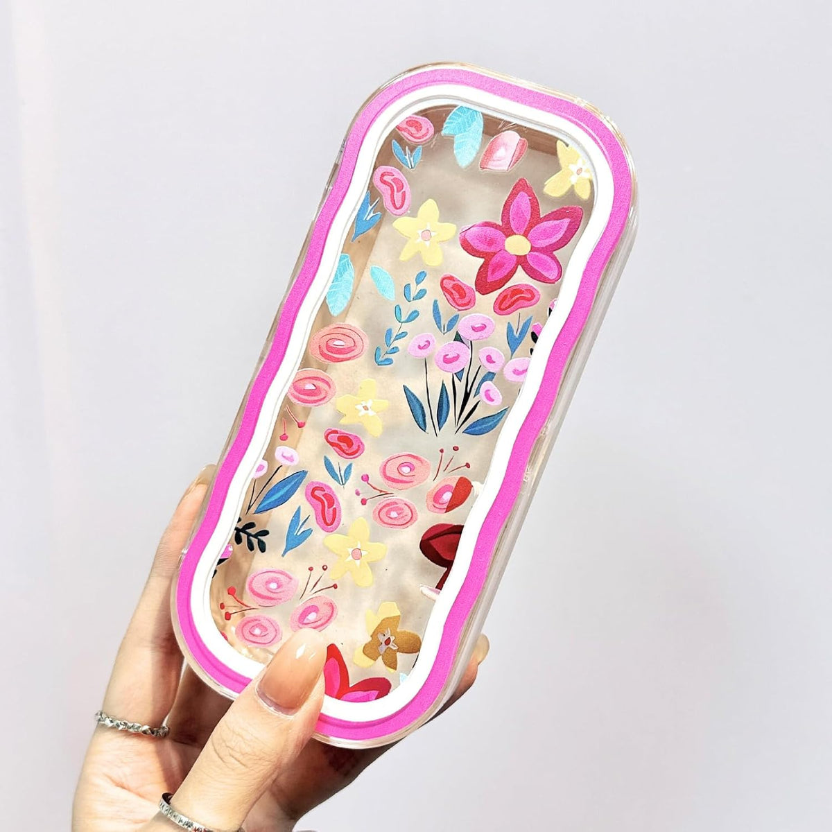 Glasses Case Hard Shell, Clear Eyeglass Case, Cute Holder for Sunglasses and Reading Glasses