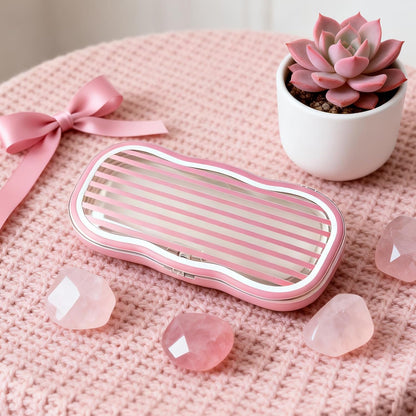 Glasses Case Hard Shell, Clear Eyeglass Case, Cute Holder for Sunglasses and Reading Glasses