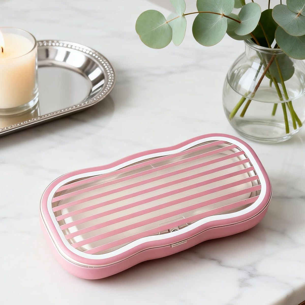 Glasses Case Hard Shell, Clear Eyeglass Case, Cute Holder for Sunglasses and Reading Glasses