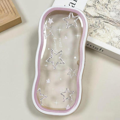 Glasses Case Hard Shell, Clear Eyeglass Case, Cute Holder for Sunglasses and Reading Glasses