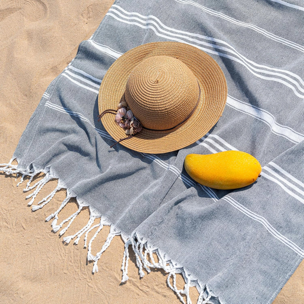 Turkish Beach Towel, 36"x71" Quick Dry Sand Free Oversized Towel, Pink