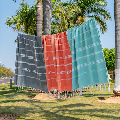 Turkish Beach Towel, 36"x71" Quick Dry Sand Free Oversized Towel, Pink