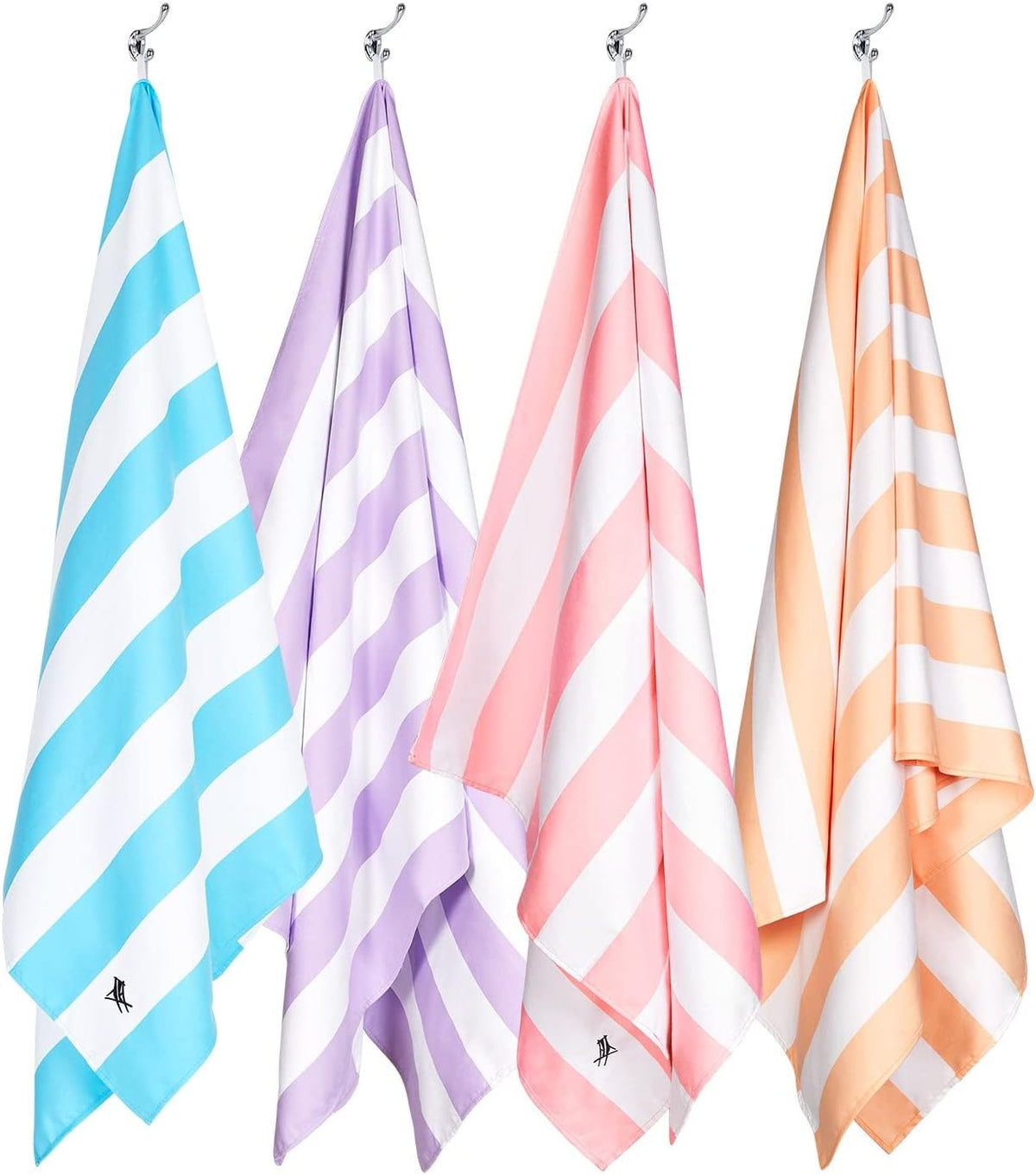 Quick Dry Beach Towel - Cabana Light - Malibu Pink - Large