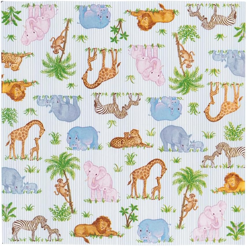 Caspari Safari Baby Cocktail Napkins - 20 Cocktail Napkins per Package