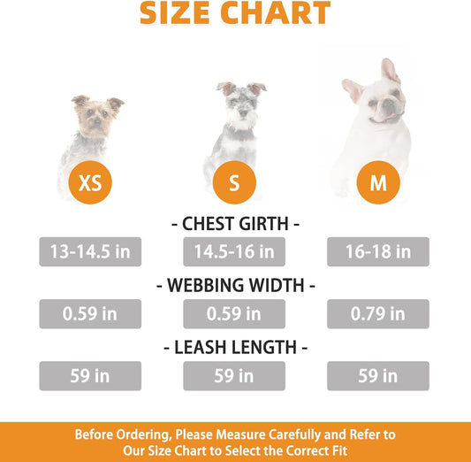 Small Dog Harness and Leash Set, Cute Pink Girl Puppy Harness, Step in No Pull Soft Mesh Pet Vest Harness Collar for Small Size Dogs Cats, Plaid Dog Halters for Outdoor Walking, Pink S