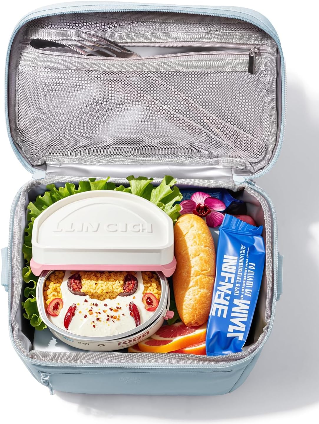 Small Lunch Box Bag Women - Soft Cooler for Work Picnic