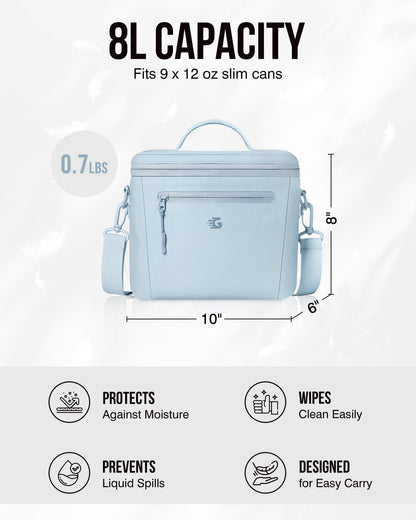 Small Lunch Box Bag Women - Soft Cooler for Work Picnic