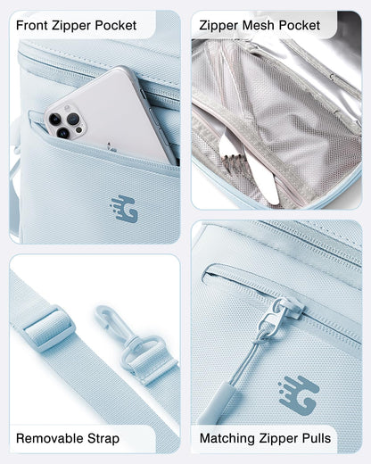Small Lunch Box Bag Women - Soft Cooler for Work Picnic