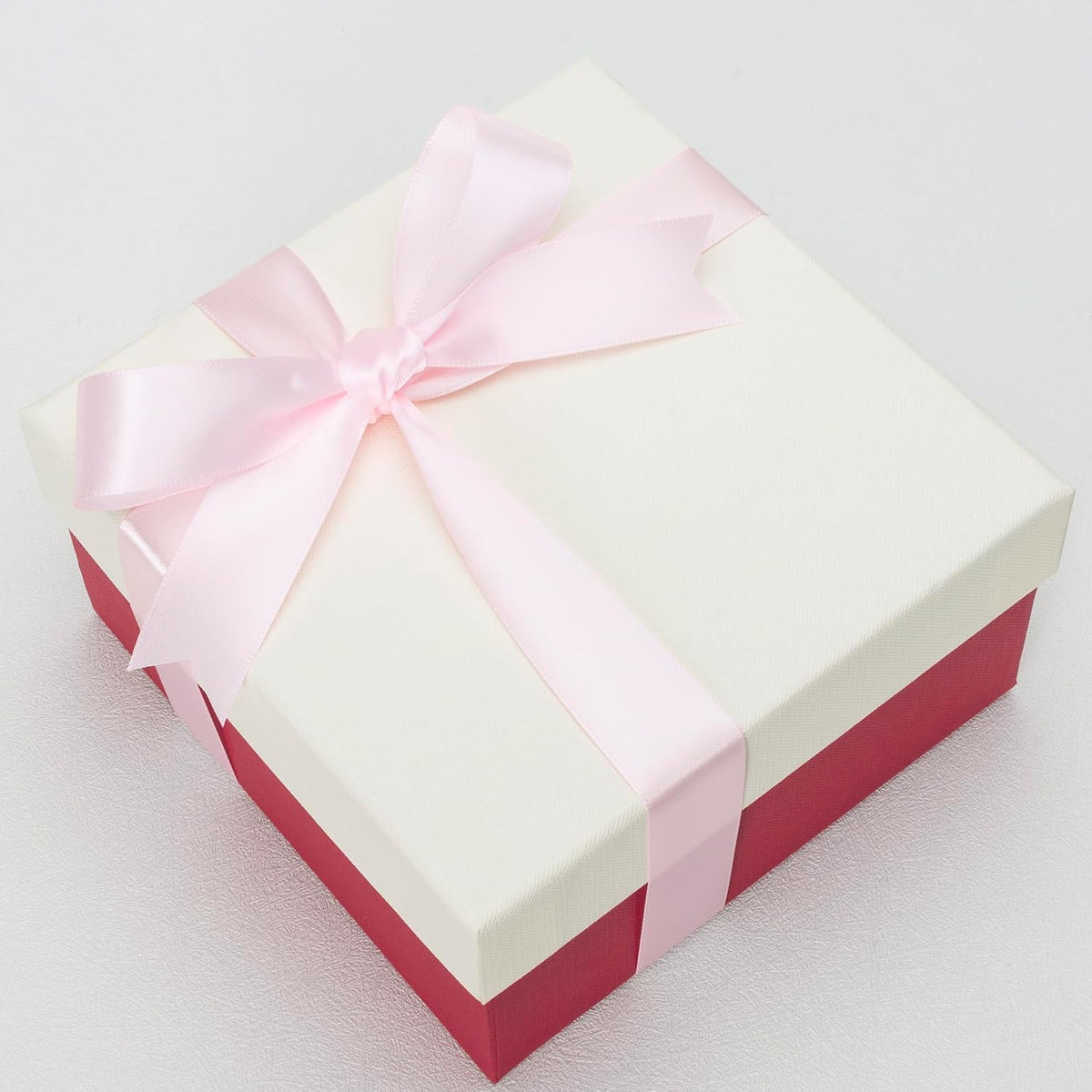 Light Pink Ribbon 1 Inch x 50 Yards, Single Face Polyester Satin Ribbon for Gift Wrapping, Handmade Roses, Christmas, Wedding, Birthday Party Decorations