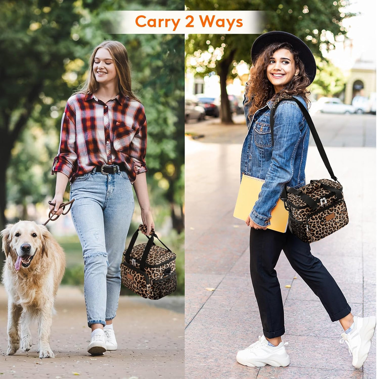 Medium Lunch Bag, Insulated Lunch Box, Soft Cooler Cooling Tote for Adult Men Women, Pink 12-Can (9L)