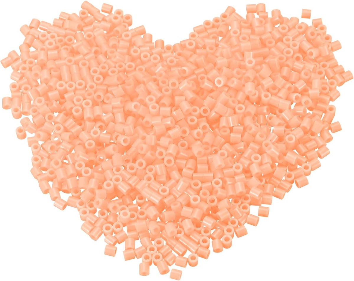 3000Pcs 5mm Fuse Beads Kit Melting Beads for Crafts Peach Pink