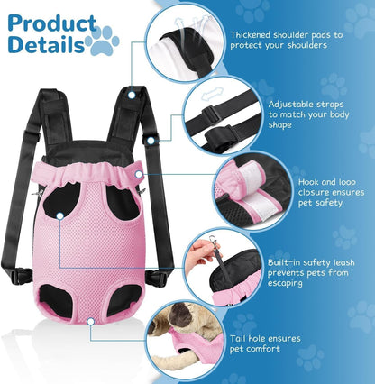 Pet Dog Carrier Backpack Adjustable Front Carrier for Small Dog Cat