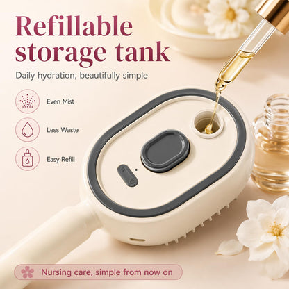 2026 Electric Spray Air Cushion Massage Comb (Pink)
