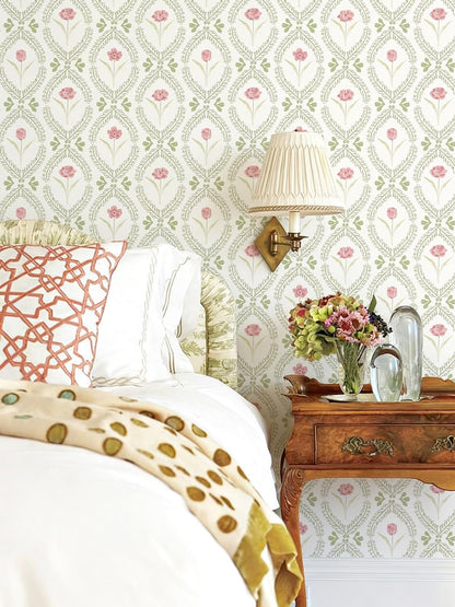 Peel and Stick Wallpaper Floral Wallpaper 16.9in x118.1in
