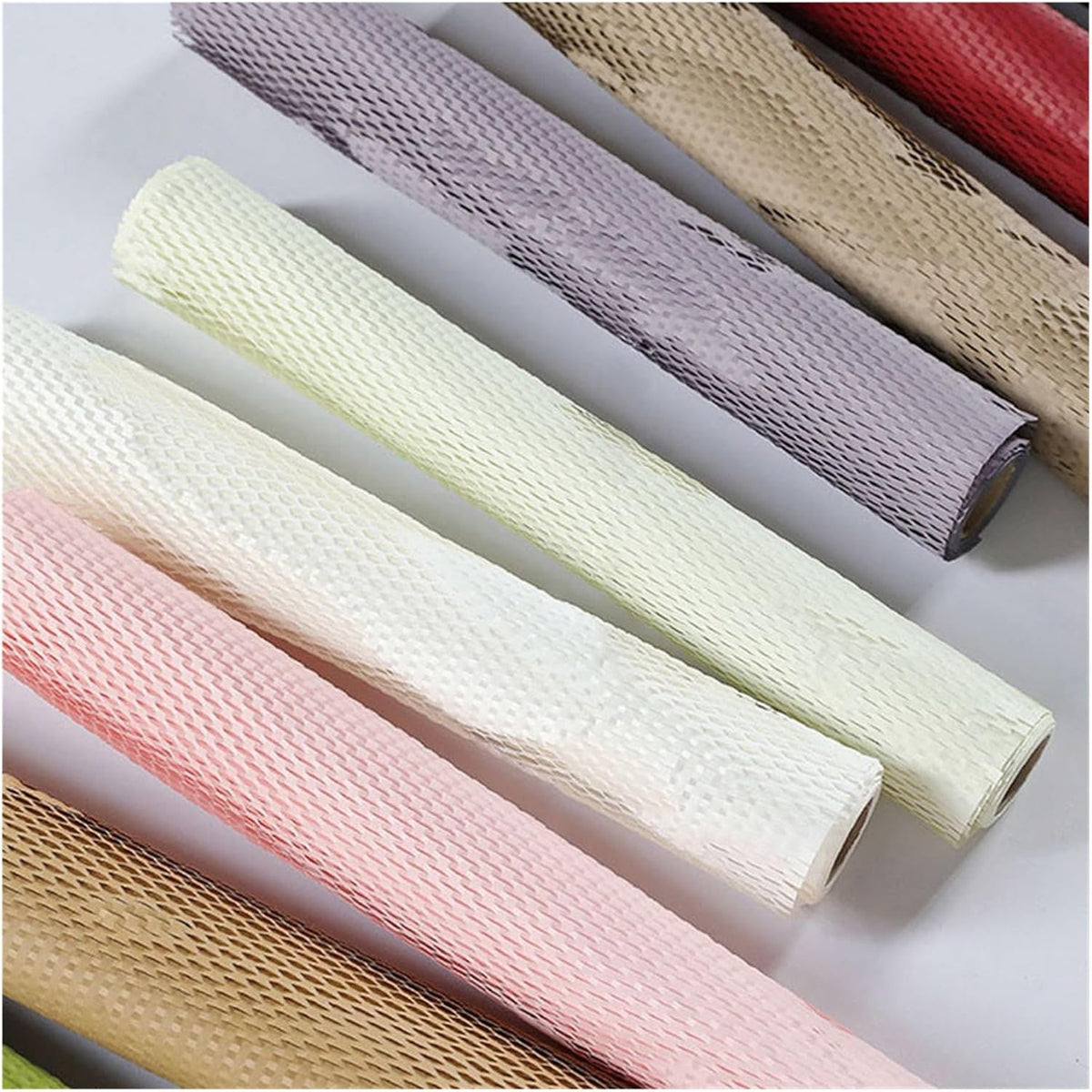 yaoqijie Honeycomb Flowers Packing Paper for Moving Shipping Packaging Gifts, Supplies Bubble Painting Lasting (Color : Pink)