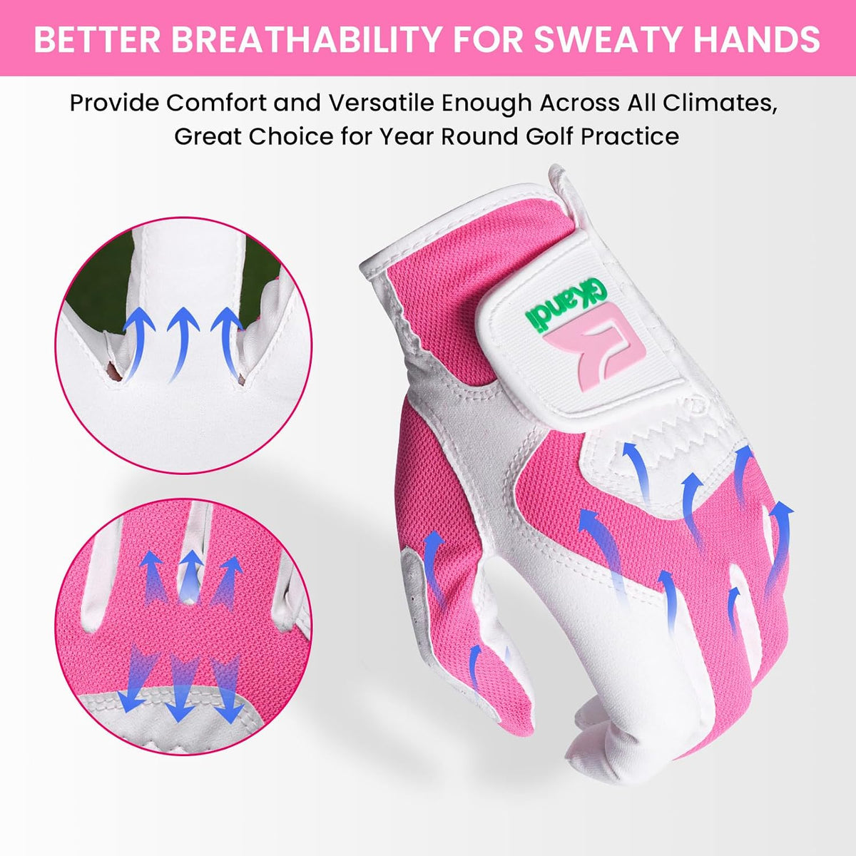 Breathable Women's Golf Gloves