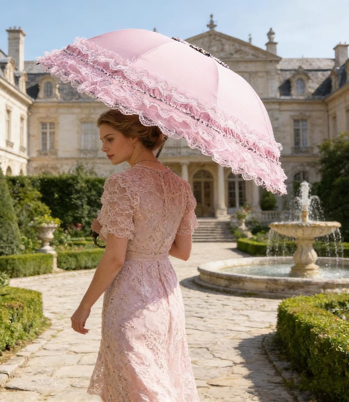 Princess Lace Ultraviolet-Proof Folding Umbrella Anti-uv Dome Parasol
